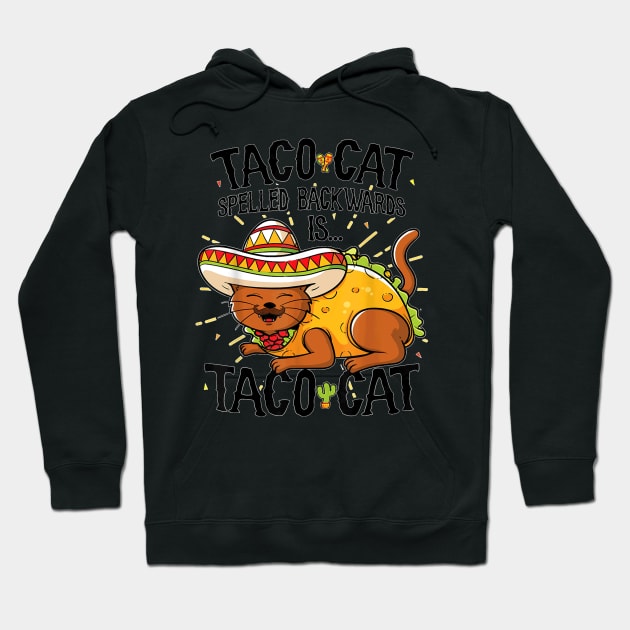 Cute Cat Anagram Op, Acocat Spelled Backwards Is Aco Cat Hoodie by family love forever